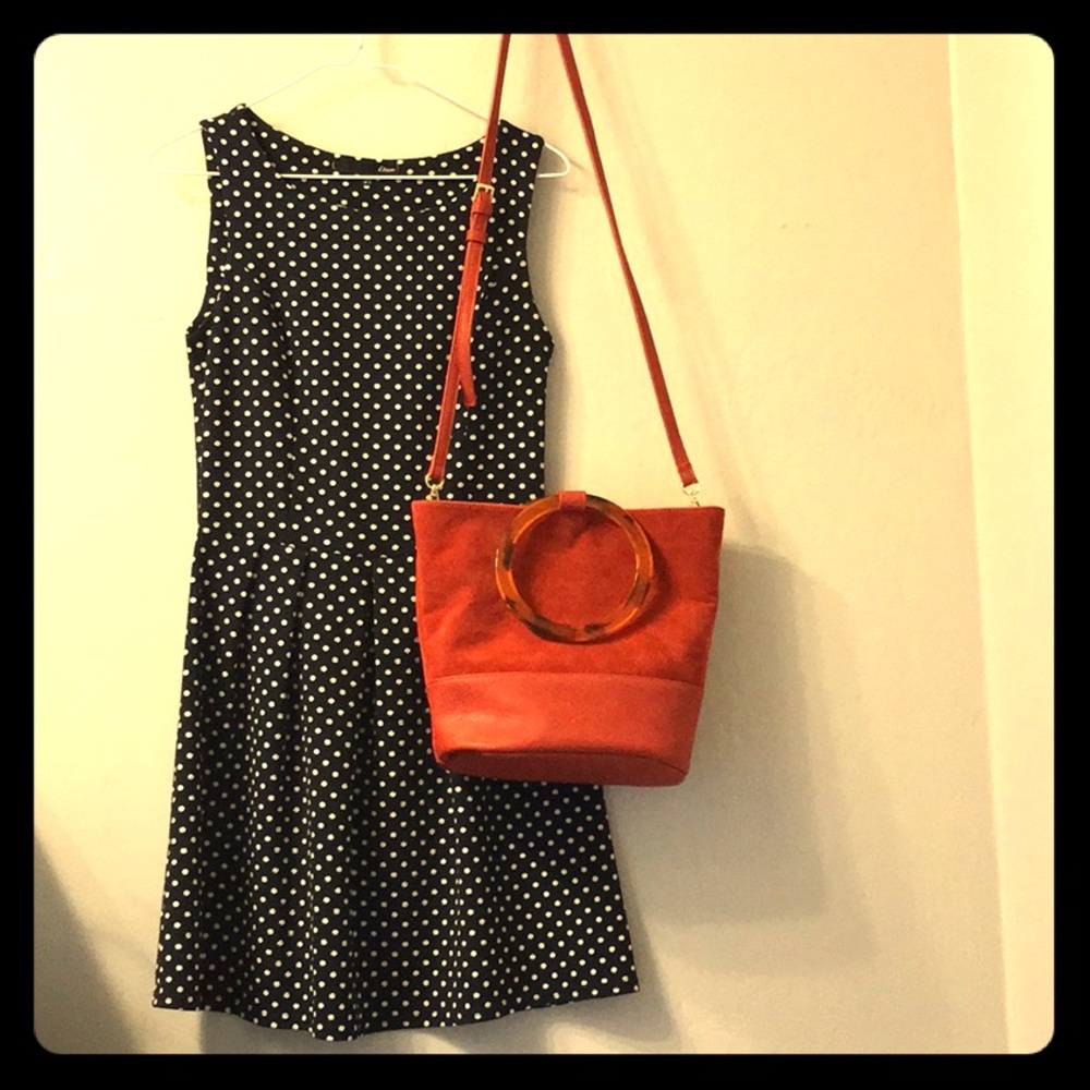 ETAM retro polka dot dress fit and flare